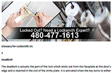 Glossary for Locksmith in Cave Creek  - Click here to download